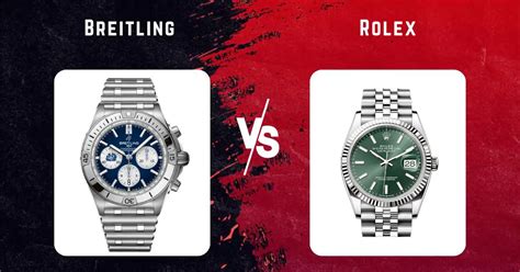 meglio rolex o breitling|Rolex vs. Breitling: A Clash of the Luxury Watch .